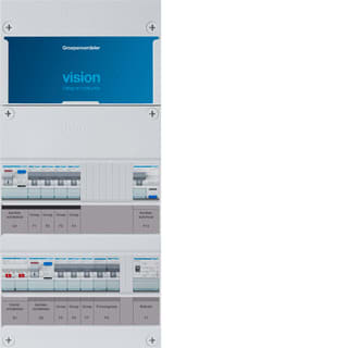 Hager - VISION Groepenkast, geassembleerd  vkg43e-aft