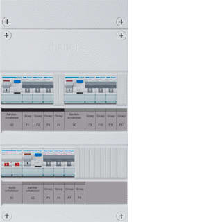 Hager - VISION Groepenkast, geassembleerd vkl333e