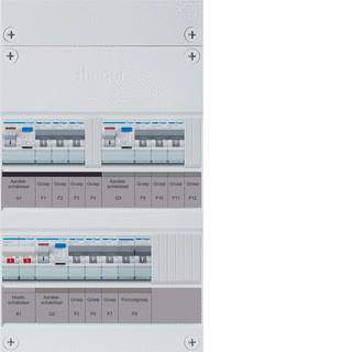 Hager - VISION Groepenkast, geassembleerd  vkl333e-f