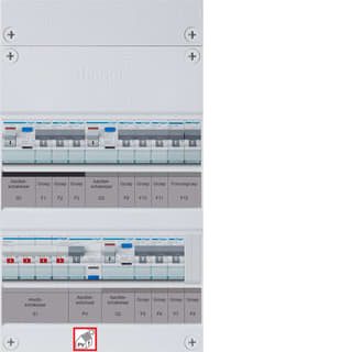 Hager - VISION Groepenkast, geassembleerd  vkl333f63-fr