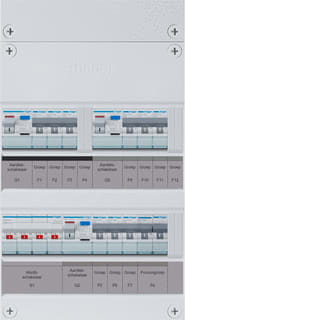 Hager - VISION Groepenkast, geassembleerd  vkl333l-f