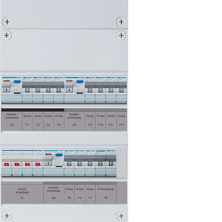Hager - VISION Groepenkast, geassembleerd  vkl434l-f