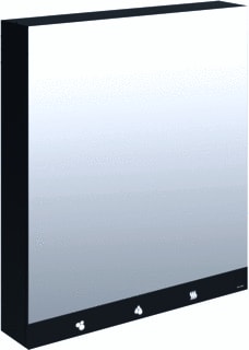 Delabie - Wastafel spiegelkast spiegelkast 800 +kr +disp