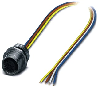 Phoenix Contact - Ronde connector, inbouw (met kabel) 1027686