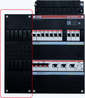 ABB - Hafonorm HNL Installatiekast leeg Lege Kast 1Spf006964F0100
