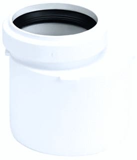 REHAU - RAUPIANO Fitting met 2 aansluitingen raupiano+ reductie dn90/75