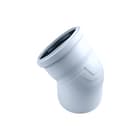 REHAU - RAUPIANO Fitting met 2 aansluitingen Raupiano+ Bocht Dn50 45Gr