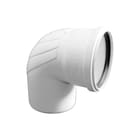 REHAU - RAUPIANO Fitting met 2 aansluitingen Raupiano+ Bocht Dn50 87Gr