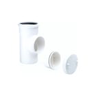 REHAU - RAUPIANO Fitting met 2 aansluitingen raupiano+ ontstopbuis dn75