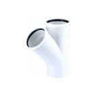 REHAU - RAUPIANO Fitting met 3 aansluitingen Raupiano+ Tstuk Dn50/50 45