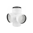 REHAU - RAUPIANO Fitting met 4 aansluitingen Raupiano+ Dub T-Stuk Dn110