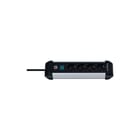 Brennenstuhl - Premium-Alu-Line Contactdooscombinatie Prem-Alu-Line Schak 4Vdg