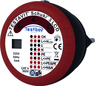 Testboy - Spanningzoeker Spannngzoekr Schuki 3 Lcd