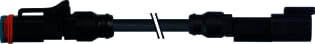 MURR - Sensor/actorkabel met connector kab 2x0,75 zw 5m