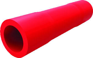 AMP - INSULATED TERMINALS AND SPLICES PLASTI-GRIP TERMINALS Perskoppelstuk voor koperkabel verb rd 0-0034132-0 ds100