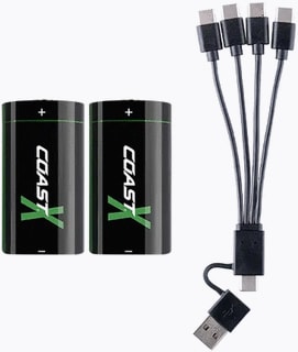 Coast - Batterij, oplaadbaar bcoazxcr123-bl2 br2