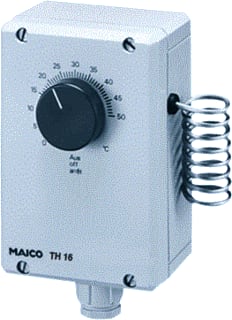 Maico - Thermostaat/hygrostaat kast/lessenr Th-16 Thermostaat