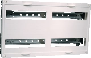 Hager - Univers DIN-rails Inbouwunit v modulaire componenten Sleuf Unit 4X12 Mod Ud22B1