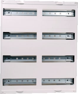 Hager - Univers DIN-rails Inbouwunit v modulaire componenten Sleuf Unit 8X12 Mod Ud42B1