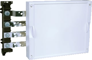 Hager - Univers Verticale verdeelklemmen Inbouwunit met railsystemen Aftakrailunit 250A Ue21D2