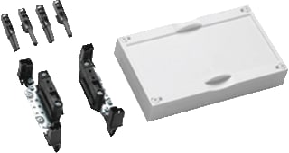 Hager - Univers Horizontaal Inbouwunit met railsystemen Railunit Ledig 1P Ue11E0