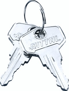 Rittal - DK Sleutel voor kast/lessenaar Qb M Nr 12321 Ds2
