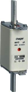 Hager - Smeltpatroon (mes) Mespatr Nh1 35A 690V