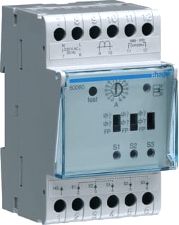 Hager - Vermogensafschakelrelais Vr Rel 10-90A 3X Uitg 1A
