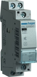 Hager - Installatiehulpschakelaar modulair Magnschak 25A 2Maak 12Vdc