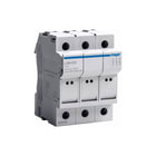 Hager - Houder voor cilindrische zekering Zekhdr L32 3P 25A 3Mod