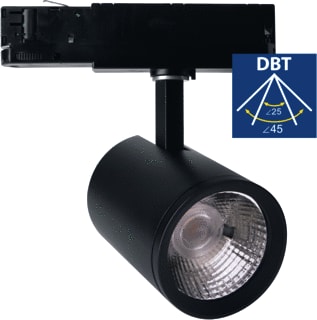 Megaman - Marco Downlight/spot/schijnwerper 90 Dbt Zwart 4000K
