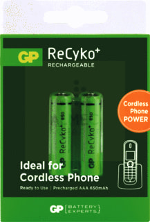 GP - Batterij, oplaadbaar nimh batt recyko+ aaa br2