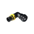 Comap - SKINpress Gas 7090JG Fitting met 2 aansluitingen Gas Knie 90 26X3-22