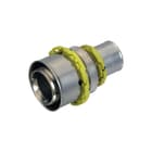 Comap - SKINpress Gas 7240G Fitting met 2 aansluitingen Gas Rekopp 26X3-20X2