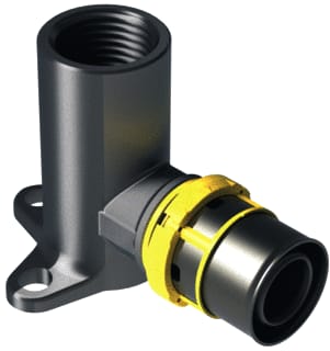 Comap - Fitting met 2 aansluitingen Skin Mplaat 20X2-3/4-H52