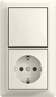 ABB Busch-Jaeger - Combinatie schakelaar/wcd  2tka00006256