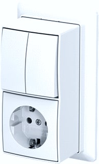 ABB Busch-Jaeger - Combinatie schakelaar/wcd 2tka00006257