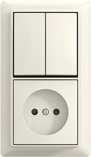 ABB Busch-Jaeger - Combinatie schakelaar/wcd  2tka00006262