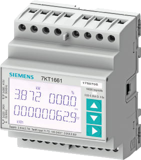 Siemens - Multifunctionele paneelmeter Pac1600: 3F/5A Modbus Mid