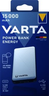 Varta - Power Bank Energy Batterij, oplaadbaar 57977.101.111