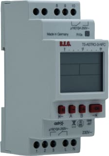 BEG - Chronolux Time Switch Digitale schakelklok vr paneelbouw Astro Schakklok 2Kan