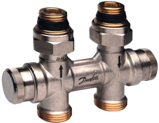 Danfoss - RLV-KDV H-onderblok H-Blok Recht