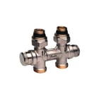 Danfoss - RLV-KDV H-onderblok H-Blok Recht