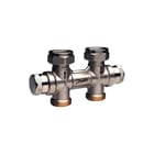 Danfoss - RLV-KDV H-onderblok H-Blok Recht