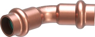 VSH - CoolPress COP5041 Fitting met 2 aansluitingen bocht 45° 5/8"         zk3