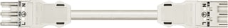 Wago - Patchkabel inst.bare gebouwinstall. Kab M-F 3M 3X1,5 Wit B2Ca