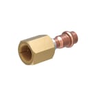 VSH - CoolPress COP5359SAL Fitting met 2 aansluitingen Flkop Rvs/Brons 3/8" Zk4