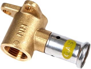 Henco - 2PG-K Muurplaat Gas Pers Mpl 16X1/2 Kort