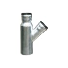 Lorowerk - Fitting met 3 aansluitingen tstuk 70x40x50/45grd251x