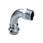 Viega - Temponox 1714 Fitting met 2 aansluitingen Bocht 90 Met Sc 15X1/2